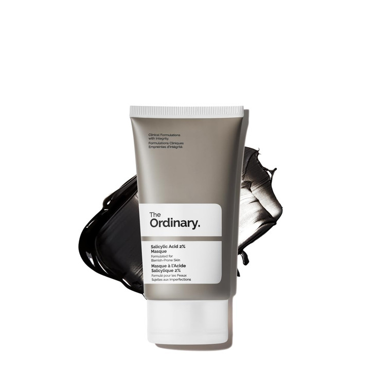 The Ordinary Salicylic Acid 2 Masque Clarifying Charcoal Clay Mask for BlemishProne Skin 17 Fl Oz