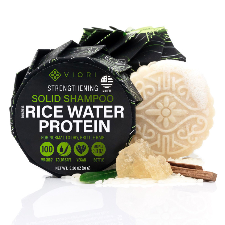 Viori Hidden Waterfall Shampoo Bar - Made with Rice Water for Hair Growth - Handcrafted Sulfate Free Shampoo online at globaldelivered