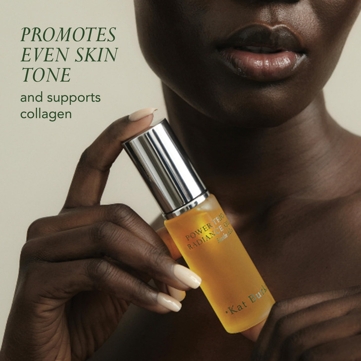 KAT BURKI Power Trio Radiance Oil with Kukui Nut Raspberry Seed and Tamanu Oils Hydrating and RadianceBoosting Face Oil