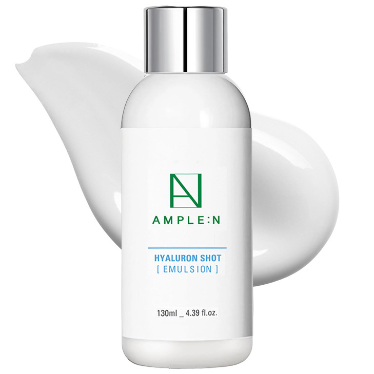 CORANA AMPLEN Hyaluron Shot Emulsion Korean Hyaluronic Acid Moisturizing Face Emulsion Deep Nourishment and Strengthenin
