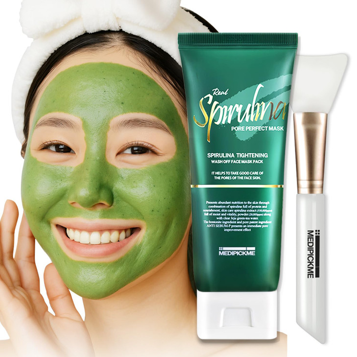 MEDIPICKME Korean Bentonite Clay Mask for Pores Oil Control Deep Cleansing Face Mask Helps Minimize Pores Remove Impurit