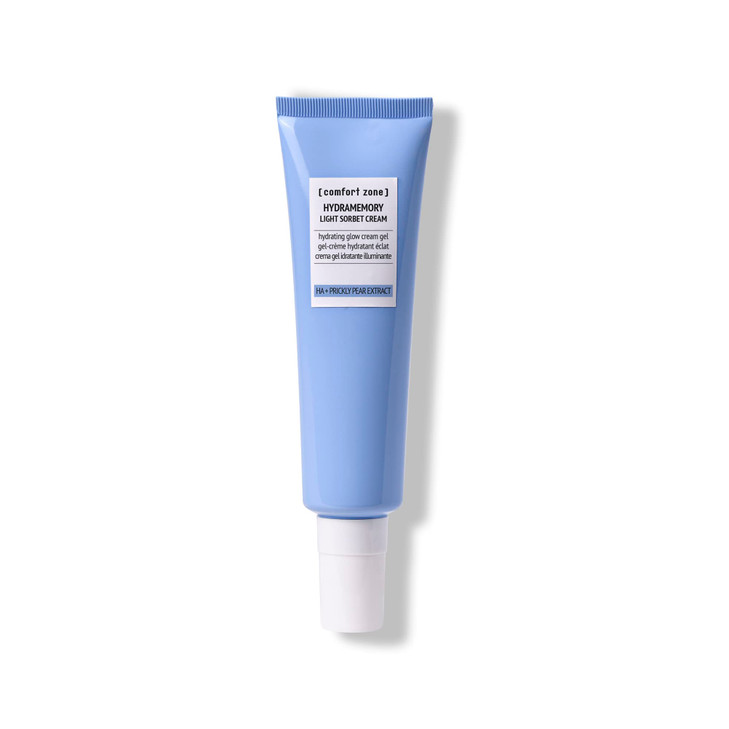 comfort zone Hydramemory Light Sorbet Cream Hydrating Face Gel Non Greasy Climate Adaptive Immediate Glow Softens Vegan