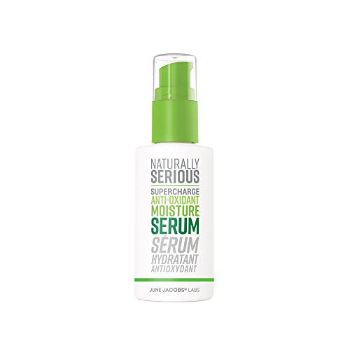 Naturally Serious Supercharge AntiOxidant Moisture Hydrating Serum With Hyaluronic Acid Face Serum For Dry Skin Vegan Sk