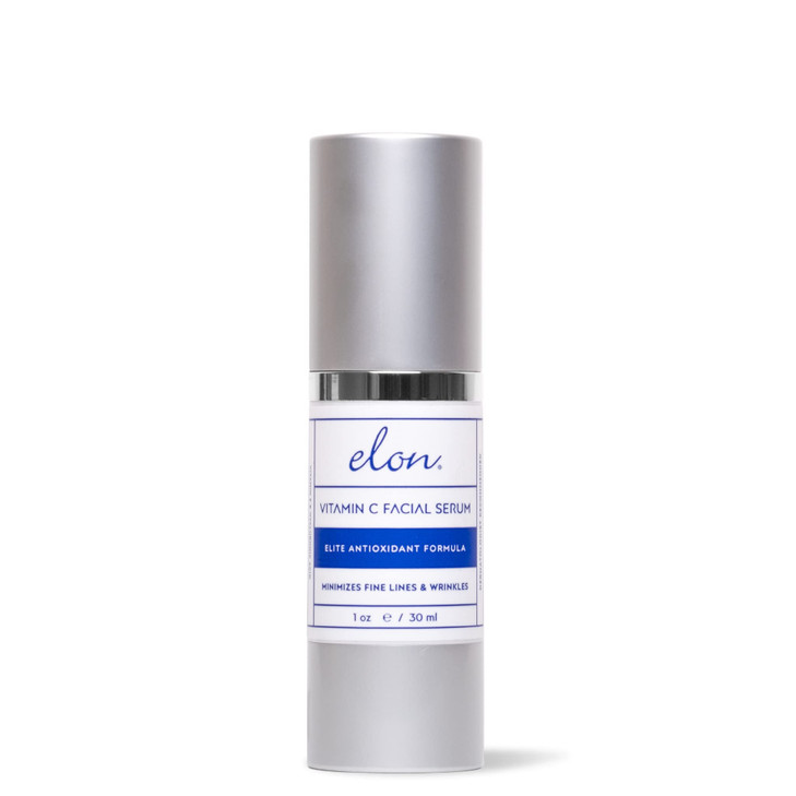 Elon Vitamin C Facial Serum Lightweight Antioxidant Care for Dull Uneven Skin Daily Hydrating Formula for Healthy Comple