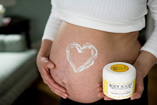 Body Boost Milk Honey Stretch Mark Butter Safe for Pregnancy and Nursing Repair Stretch Marks and Scars Paraben Phenoxye