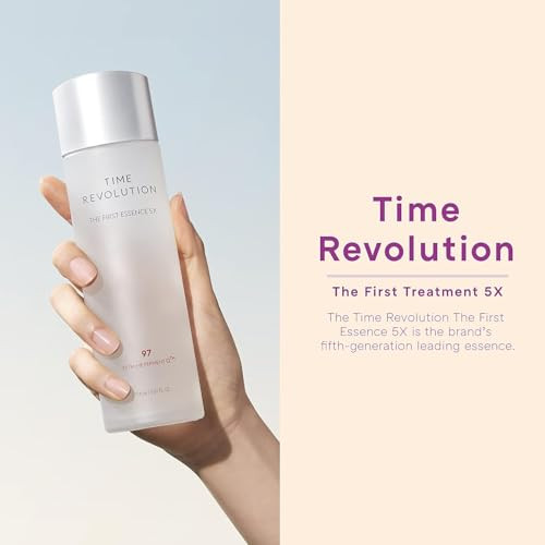 MISSHA Time Revolution The First Essence 5X 5th Gen 507 Fl oz 150ml Korean Face Essence Facial Toner Glass Skin Hydratin