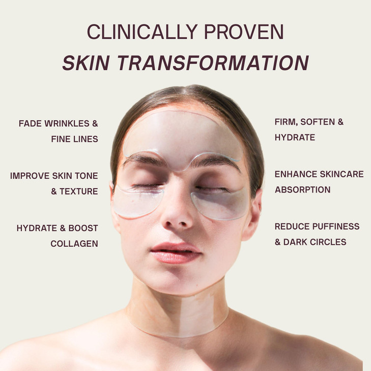 Dermaclara Silicone Patch Face Rejuvenation Kit AntiWrinkle Patches for Forehead Smile Lines Silicone Frown Line Treatme