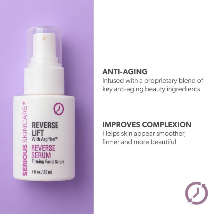Reverse Lift Firming Facial Serum Visibly Firm Tone Tighten Skin Hydrating AntiAging Peptides Reduce Wrinkles Sagging Fa