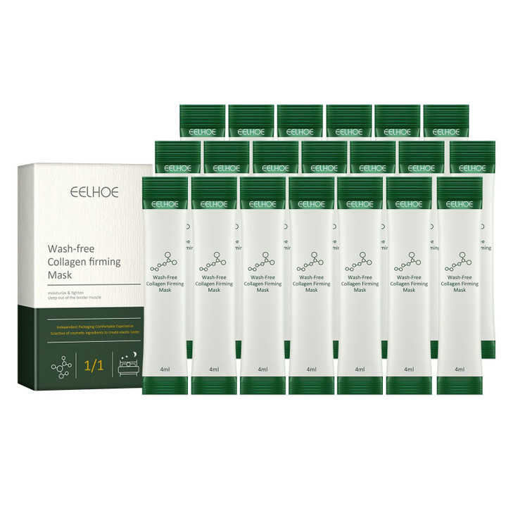 CROOT 20 Packs Korean Collagen Firming Mask Skin Care WashFree Sleeping Mask Essential Lifting Firming Anti Aging Moistu