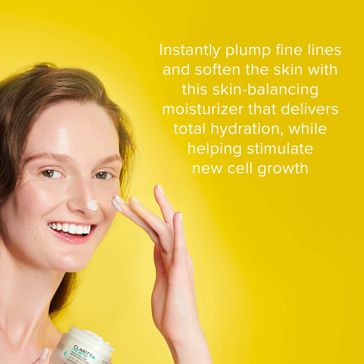 ClarityRx Feel Better Hyaluronic Acid Face Moisturizer Natural PlantBased Moisturizing Cream with Jojoba Oil Hyaluronic