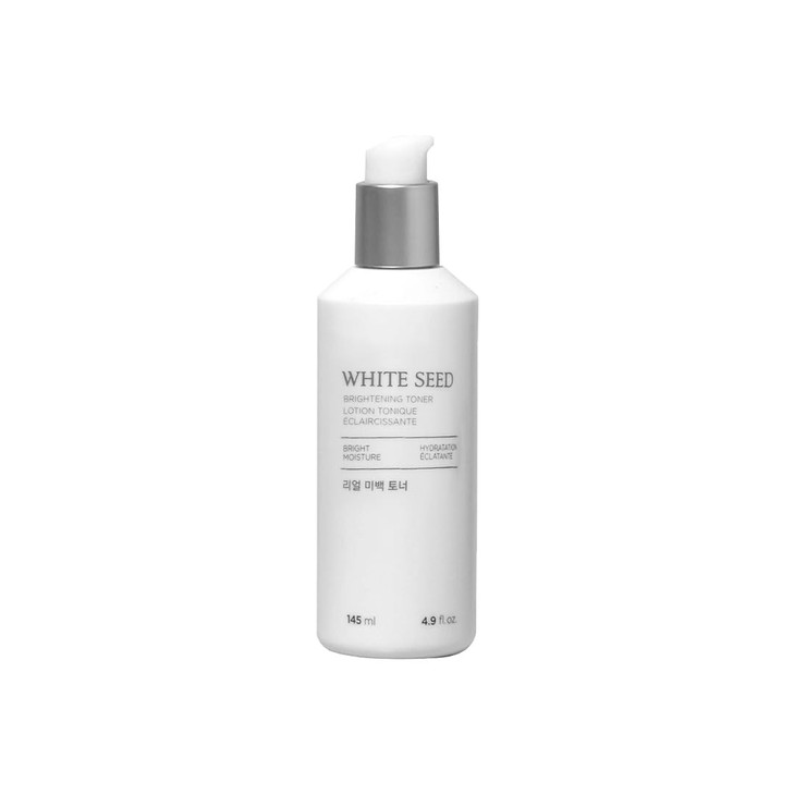 The Face Shop White Seed Brightening Toner with Lupin Seed Daisy Niacinamide Moisturizing Brightening