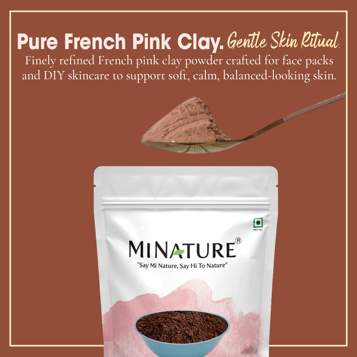 minature French Pink Clay powder 227g8 oz pound Montmorillonite PinkClay French Rose Clay Face mask natural powder