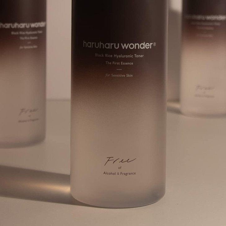 haruharu Wonder Black Rice Hyaluronic Toner for Sensitive Skin Alcohol Free Fragrance Free Deep Hydration Glass Skin Kor