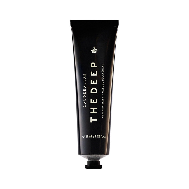 Caldera Lab The Deep Mens Organic Hydrating Clay Face Mask for Dry Sensitive Normal Skin Vegan Natural Antioxidant Packe