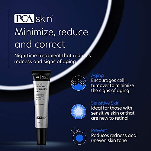 PCA SKIN Retinol Treatment for Sensitive Skin Anti Aging Face Serum to Gently Reduce Redness Minimize Fine Lines Wrinkle