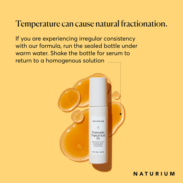 Naturium Tranexamic Topical Acid 5 Face Skin Care with Kojic Acid Niacinamide Licorice Root 1 oz