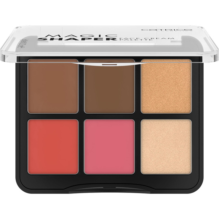 Catrice Magic Shaper Face Cream Palette Blush Bronzer Highlighter Longwearing Blendable Buildable Vegan Cruelty Free