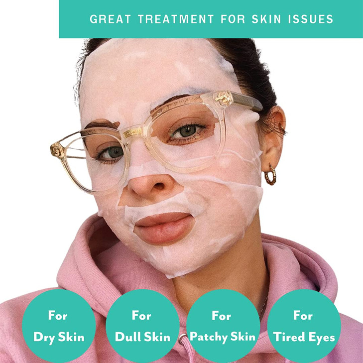 Patchology All the Feels Sheet Masks Hydrating Face Masks for dry skin and blotchy redness Facial Sheet Mask Skincare Tr
