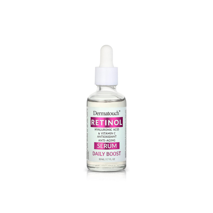 Dermatouch Retinol Serum With Hyaluronic Acid Vitamin C E and Green Tea Nourishing Daily Face Serum With Vitamins and An