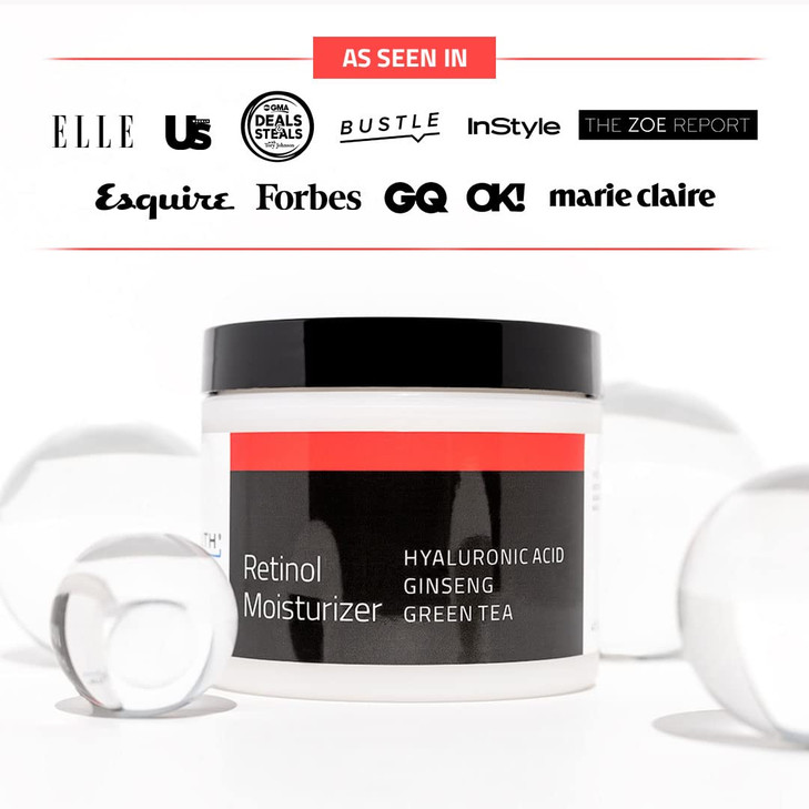 YEOUTH Retinol Cream for Face Retinol Face Moisturizer for Women and Men with Hyaluronic Acid and Green Tea Night Moistu