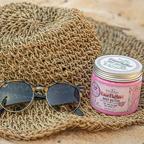 Bella Bear Love Flutter Body Butter Hydrating Cream for Soft Smooth Skin Perfect for Stretch Marks Scars 67oz of Nourish