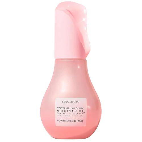 Glow Recipe Watermelon Niacinamide Dew Drops Brightening Plumping Hydrating Face Serum Makeup Primer Liquid Highlighter