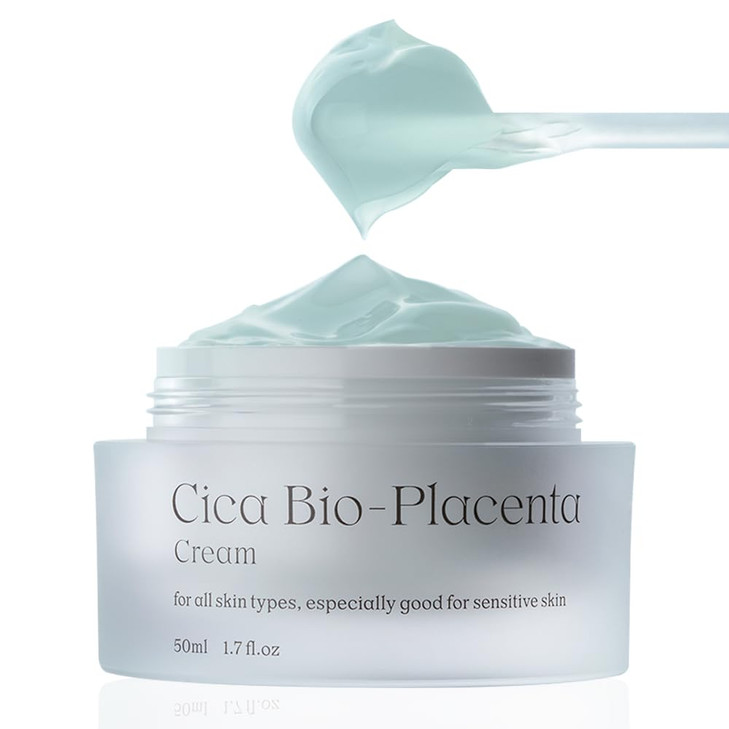 NATURAL DERMA PROJECT NDP Cica Cream Gel Face Moisturizer for Sunburn Relief lightweight Korean Moisturizer for Sensitiv