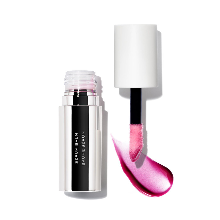 MAKE Beauty Serum Balm Hydrating Lip Oil Vegan Moisturizing Lip Gloss with Plumping Effect Lip Treatment Cream for Soft