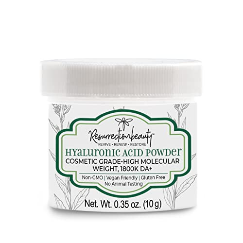 Pure Hyaluronic Acid Powder For Face High Molecular Weight Sodium Hyaluronate Skincare Ingredient For DIY Beauty Serum M