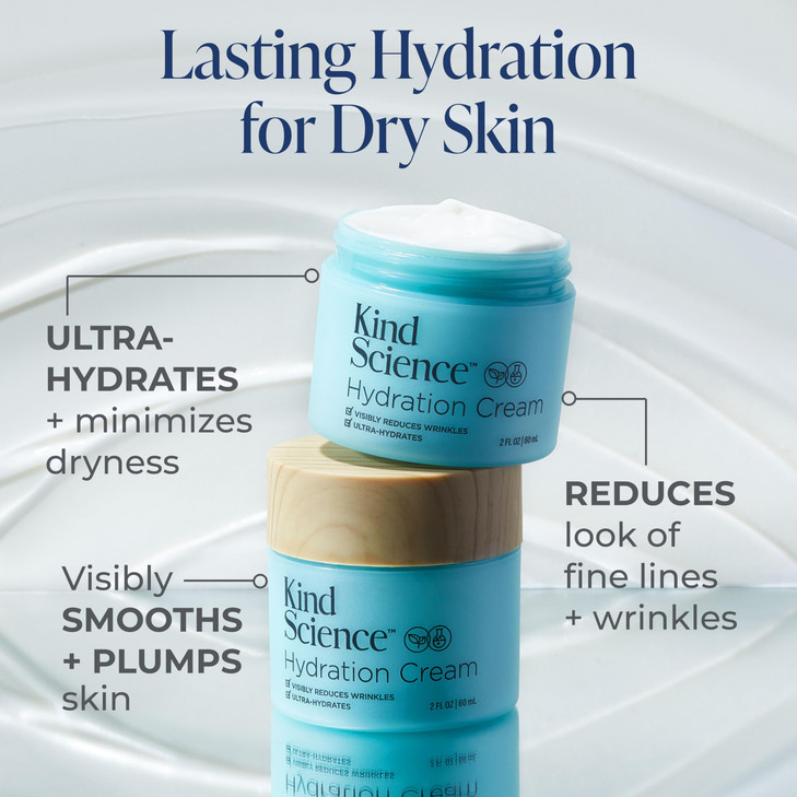 Kind Science Hydration Cream Moisturizer Face Cream For Women Anti Aging for Day and Night Visibly Reduces Wrinkles Impr
