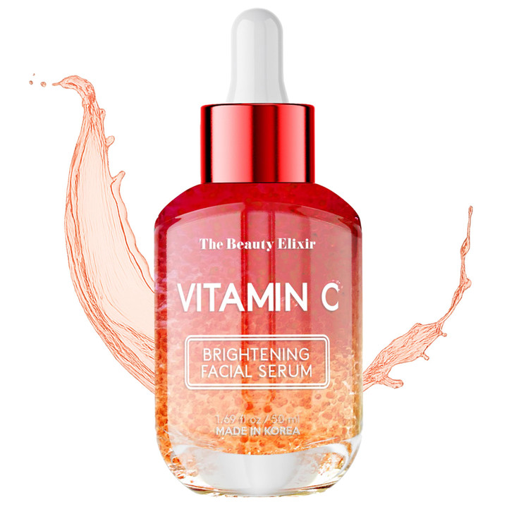 The Beauty Elixir Vitamin C Serum For Face Dermatologist Tested AntiAging Dark Spot Remover Brightening Clean Beauty Cru