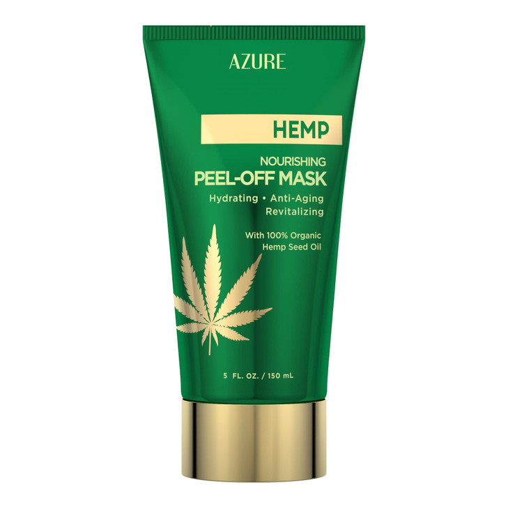 Azure Cosmetics Hemp Nourishing Peel Off Facial Mask Anti Aging Hydrating Face Masks Removes Blackheads Dirt Oils With H