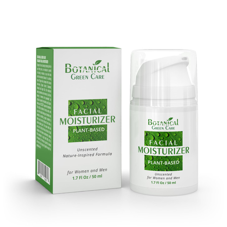Botanical Green Care PlantBased Facial Moisturizer Natural Aging Face Moisturizing Cream for Sensitive Dry Normal Skin f