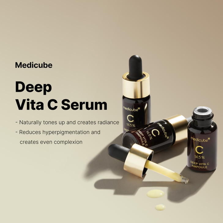 Medicube Deep Vita C Serum 20 145 Pure Vitamin C reduce the appearance of hyperpigmentation dark spots and blemishes 16