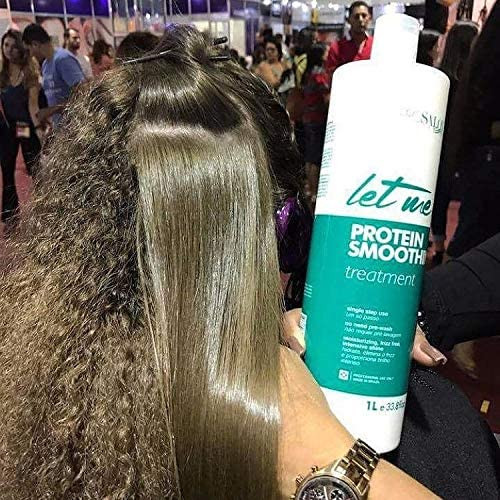 Let Me Be Smoothing Protein 1L338floz Deep Repair Mask 500ml1690floz Haircare Duo Professional Strength Treatment and Ma