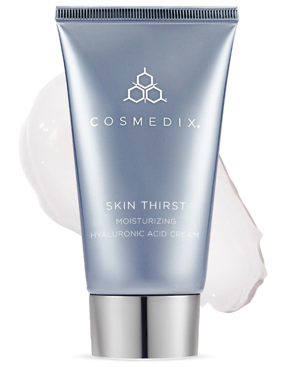 COSMEDIX Skin Thirst Hyaluronic Acid Moisturizer Face Cream Hydrating Face Lotion Make Up Primer for Pores Wrinkles Fine