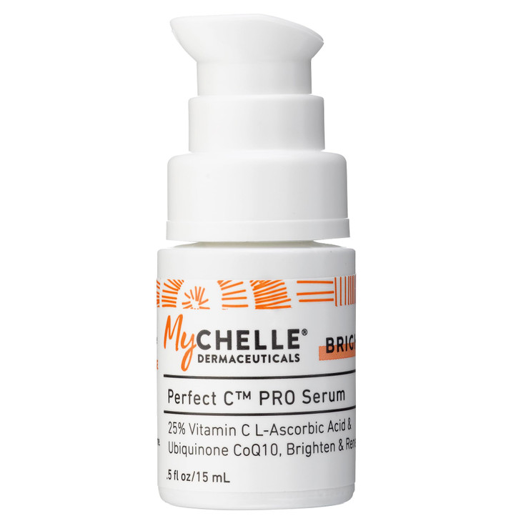 Mychelle Dermaceuticals Perfect C Pro Serum ProfessionalLevel 25 05 Fl Oz LAscorbic Acid Vitamin C Serum Face Brightenin