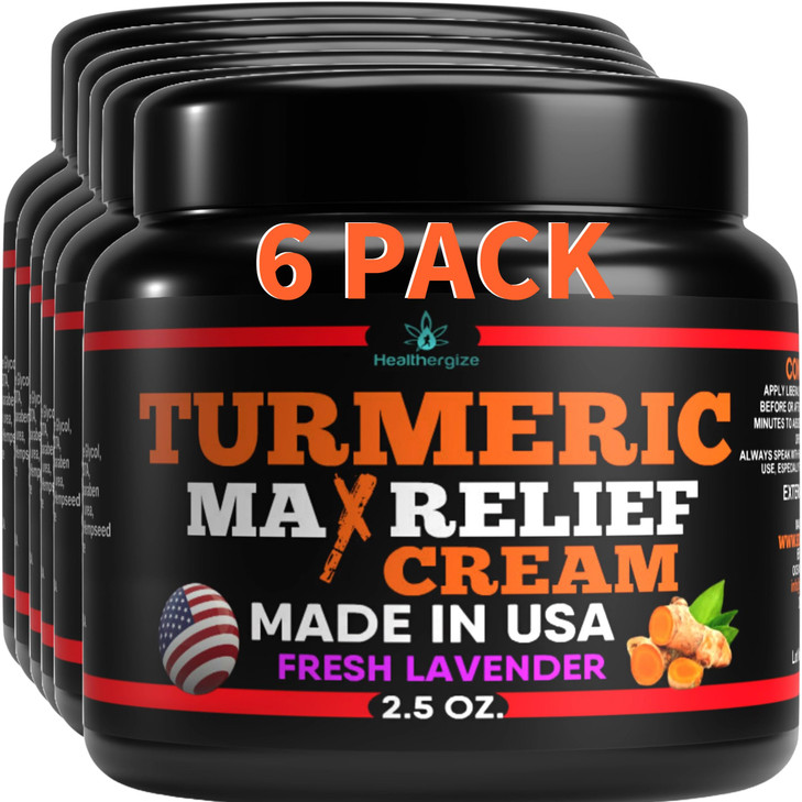 Healthergize Turmeric Face Cream Natural Vitamin C Glow Boosting Moisturizer Skin Repair Hydrating Lotion for Face Neck