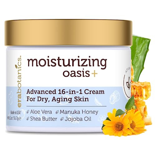 Era Organics Advanced Face Moisturizer for Dry Skin Nourishing 16in1 Night Cream Extra Hydrating for Women and Men
