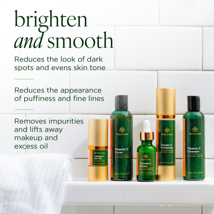 Tree of Life Beauty Ultimate Skin Care Set Brightening Firming Hydrating Moisturizing Brightening Complete Face Care Reg