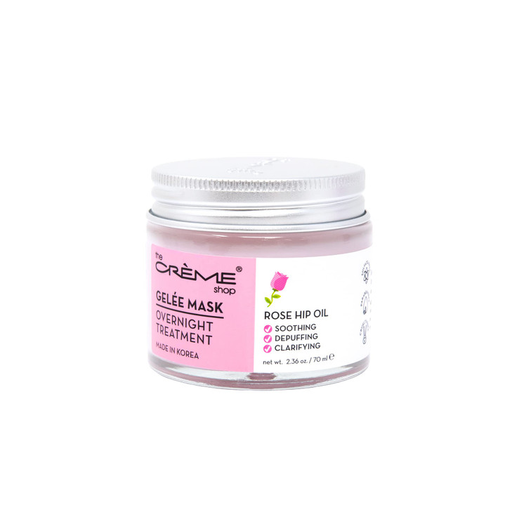The Crme Shop Rose Hip Oil Gele Overnight Face Mask Korean Facial Mask Sleeping Face Mask AntiPuffiness Facial Mask Hydr