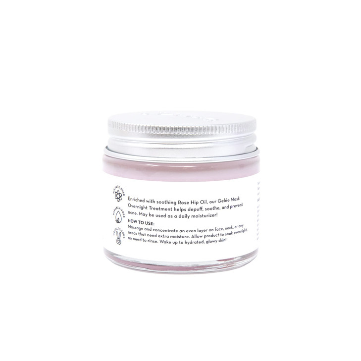 The Crme Shop Rose Hip Oil Gele Overnight Face Mask Korean Facial Mask Sleeping Face Mask AntiPuffiness Facial Mask Hydr