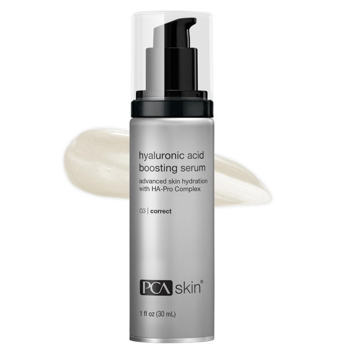 PCA SKIN Hyaluronic Acid Boosting Face Serum Hyaluronic Acid Serum for Face Made with Niacinamide and Ceramides Helps Re
