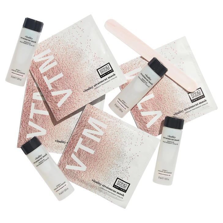 Erno Laszlo Vitality Skincare Mask Pink Face Mask Peel Plump and Clarify Mineral Powder Blend with Serum Lotion 4 Pack o