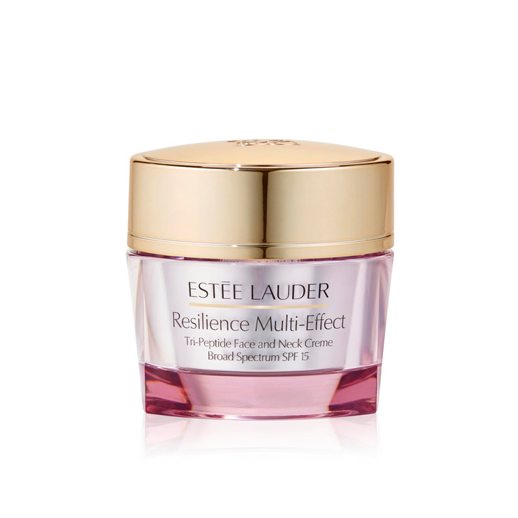 Este Lauder Resilience MultiEffect TriPeptide Face and Neck Cream Moisturizer SPF 15 For Dry Skin Plumping AntiAging 17