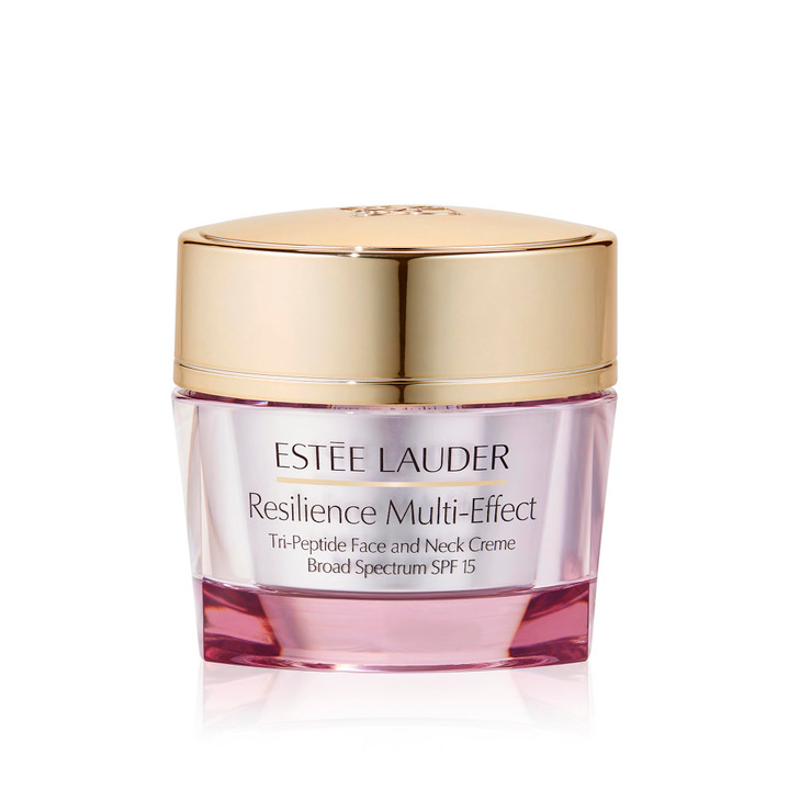 Este Lauder Resilience MultiEffect TriPeptide Face and Neck Cream Moisturizer SPF 15 for NormalCombination Skin Plumping