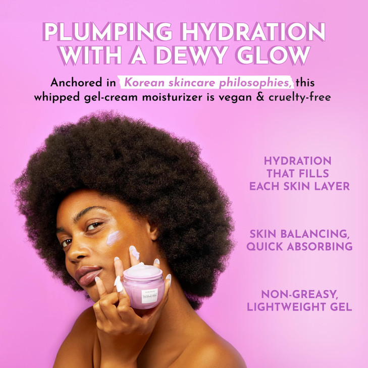 Glow Recipe Plum Plump Hyaluronic Acid Face Cream Travel Size Hydrating Firming Plumping Facial Moisturizer for Women Me