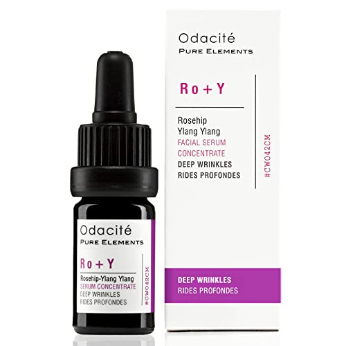 Odacit Anti Aging Serum Concentrate with Rosehip YlangYlang Lightweight Facial Serum For Mature Skin Fine Lines Nourishe