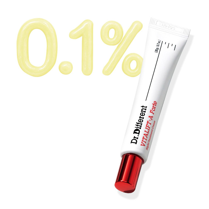 DrDifferent VITALIFTA Forte Retinal 01 Intensive AntiAging Cream for Wrinkle Reduction Skin Elasticity Lifting Firming w
