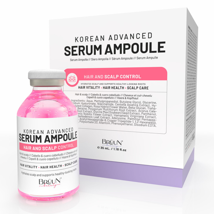 BRUUN HS Control Hair and Scalp Ampoule Serum Korean Serum Booster For Hair Growth Use without Derma Pen Skin Care Serum